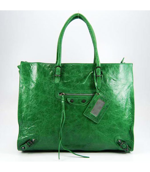 Balenciaga verde Agnello Handbag